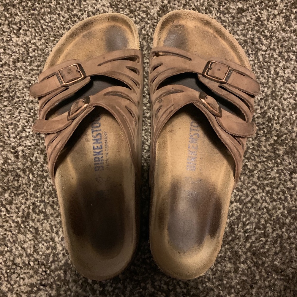 Lightly worn Birkenstock’s